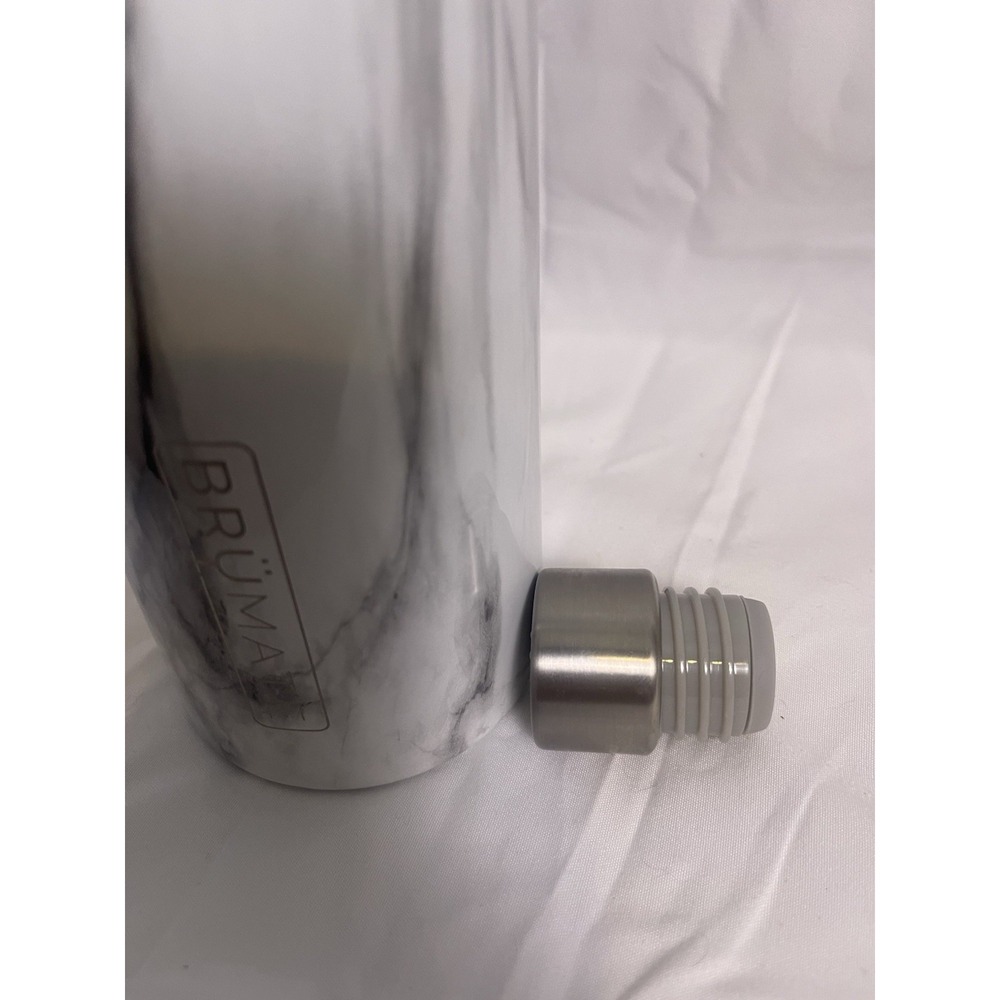 Brumate gray white marble style winesulator bottle 25 ounces - Picture 5 of 6